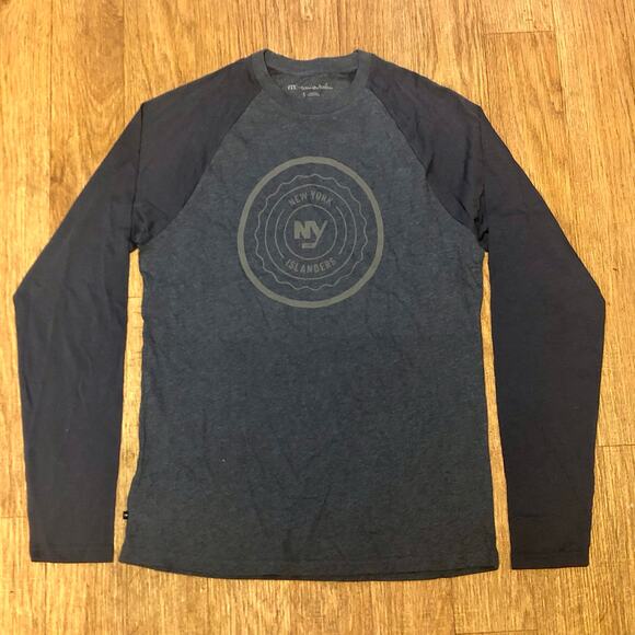 Travis Mathew Ditton NHL New York Islanders Long Sleeve Raglan Shirt Size Small - Picture 2 of 9